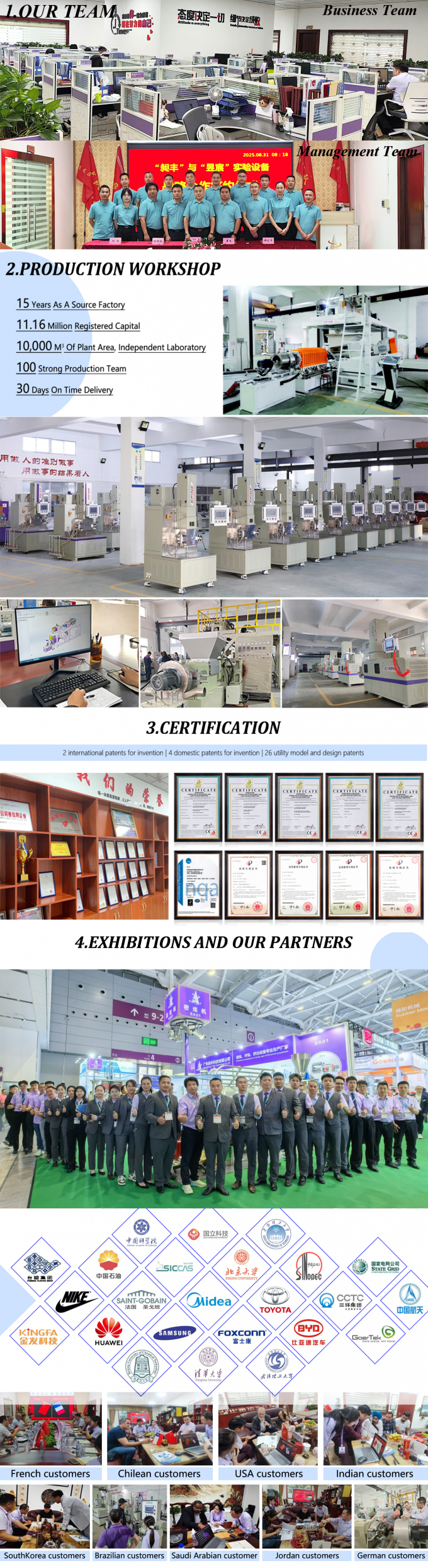 400Ã400mm Alloy Flat Vulcanizing Machine with touch screen control panel and industrial design